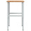 VidaXL vidaXL Workbench Work Table Work Bench Light Brown Solid Wood Oak Rectangular 6
