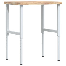 vidaXL Workbench Wooden Work Table Work Bench Solid Wood Acacia Rectangular