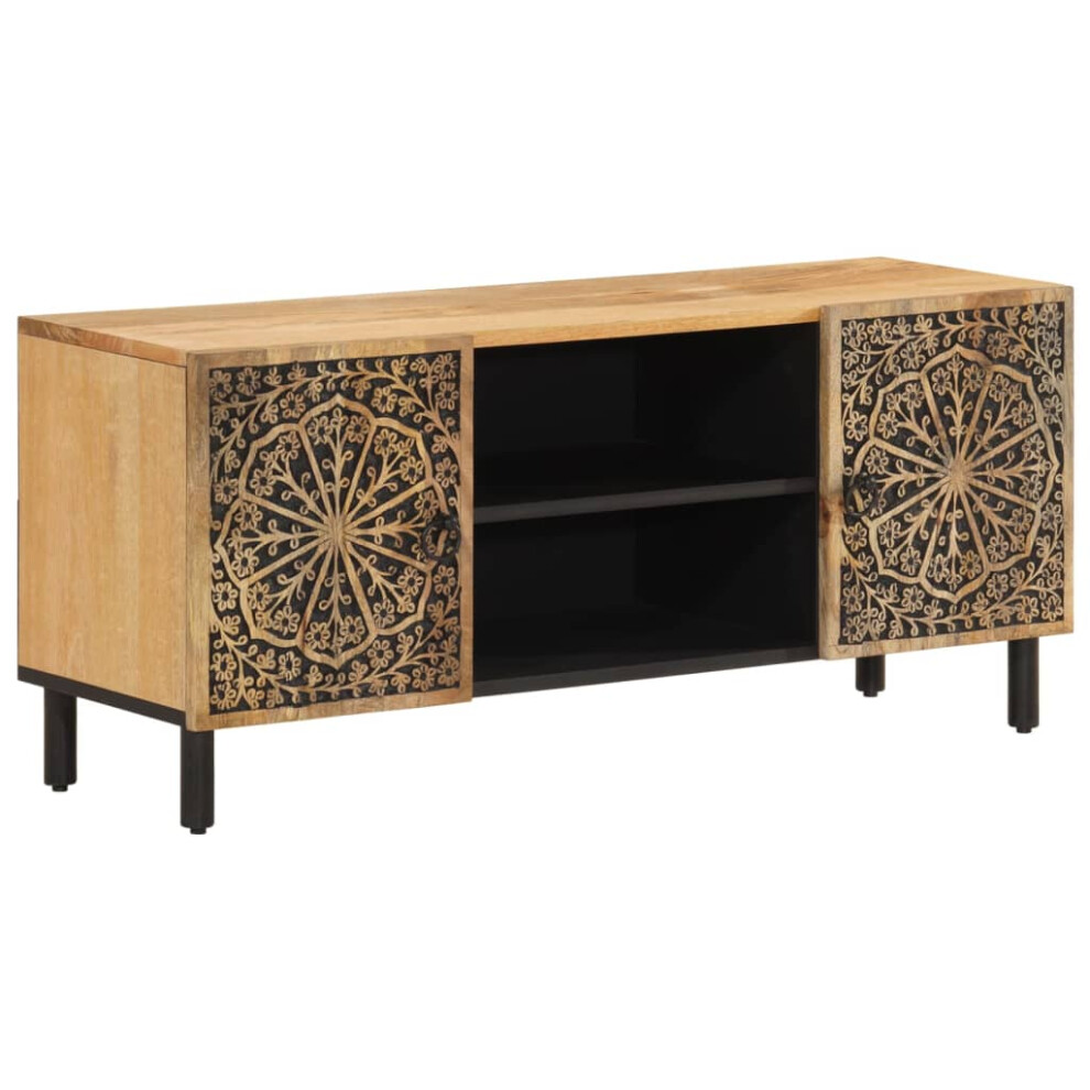 vidaXL TV Cabinet TV Stand Entertainment Centre Media Unit Solid Wood Mango