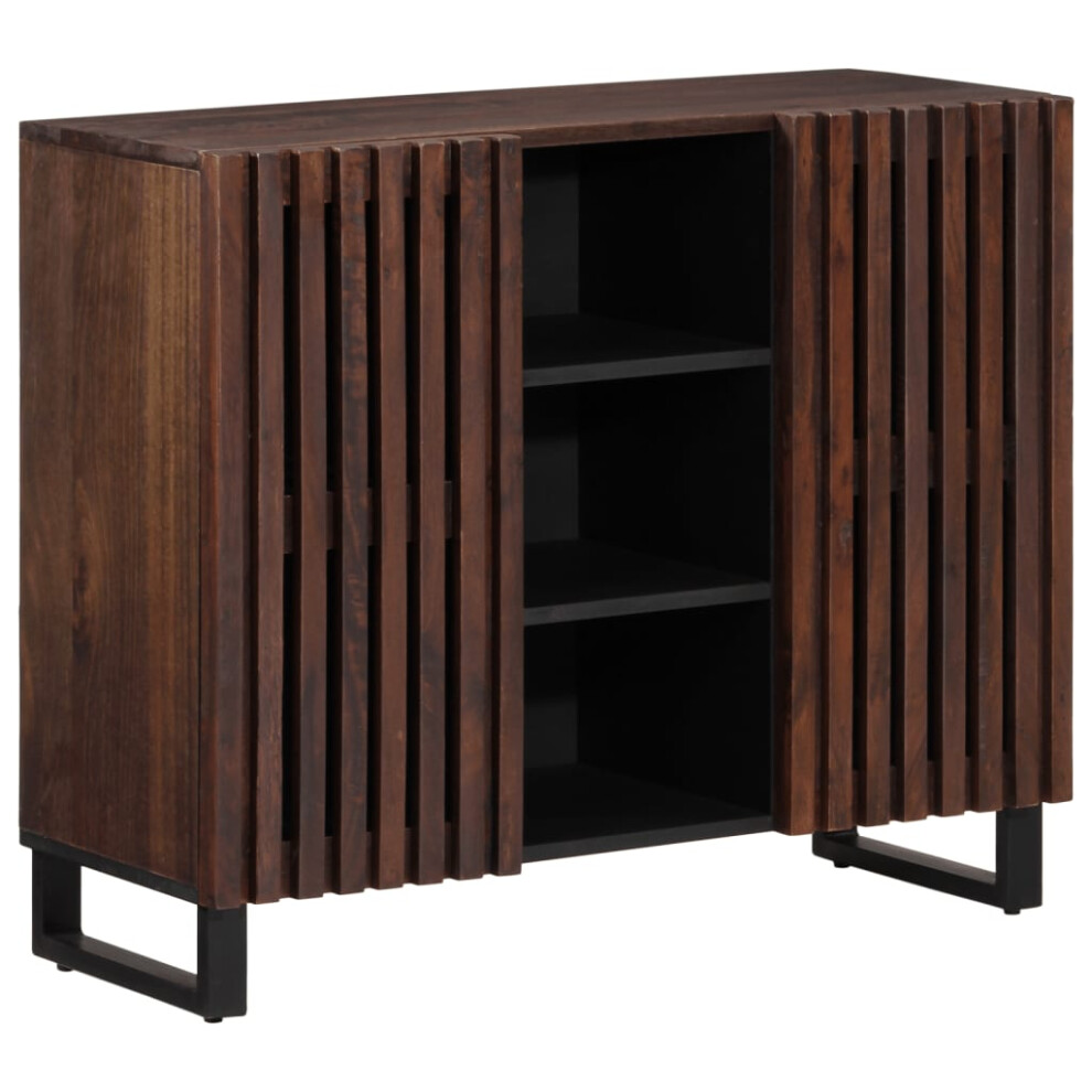 vidaXL Sideboard Cabinet Storage Cupboard Highboard Brown Solid Wood Mango