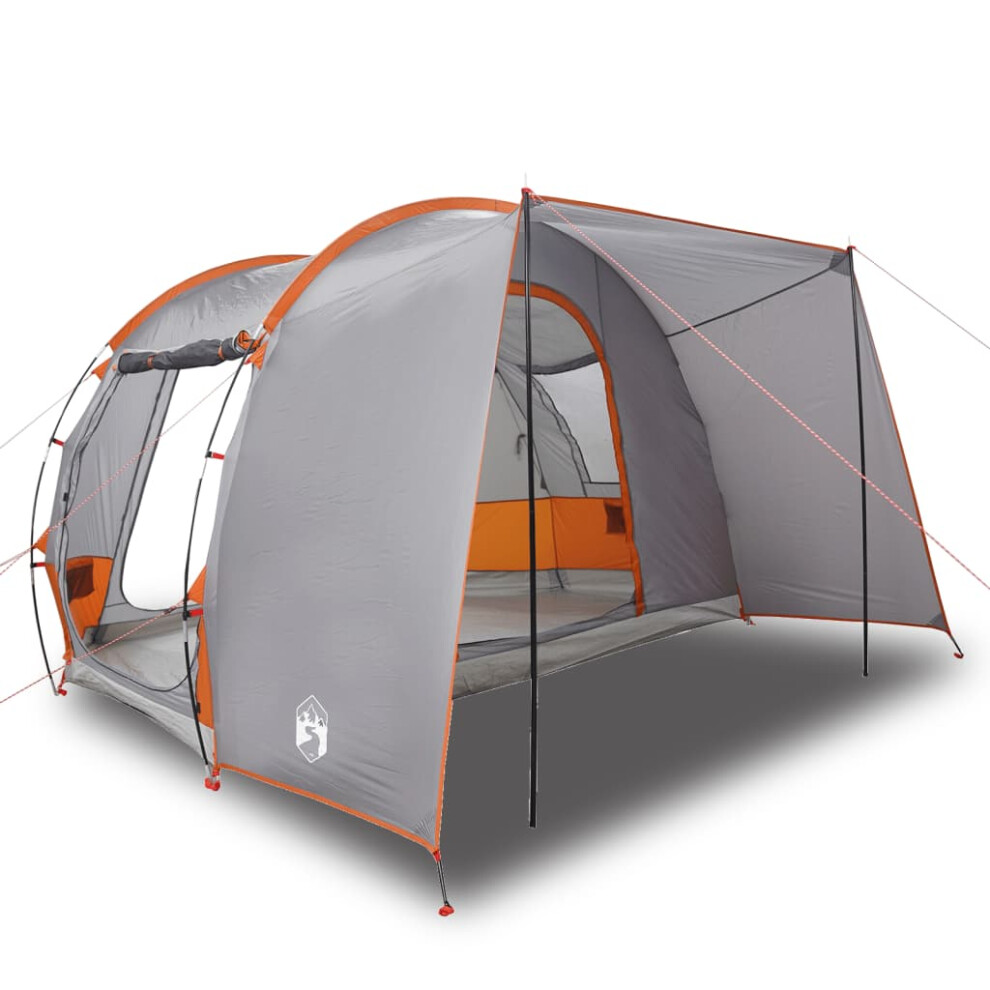 vidaXL Car Tent 2-Person Car Tailgate Shade Tent Grey and Orange Waterproof