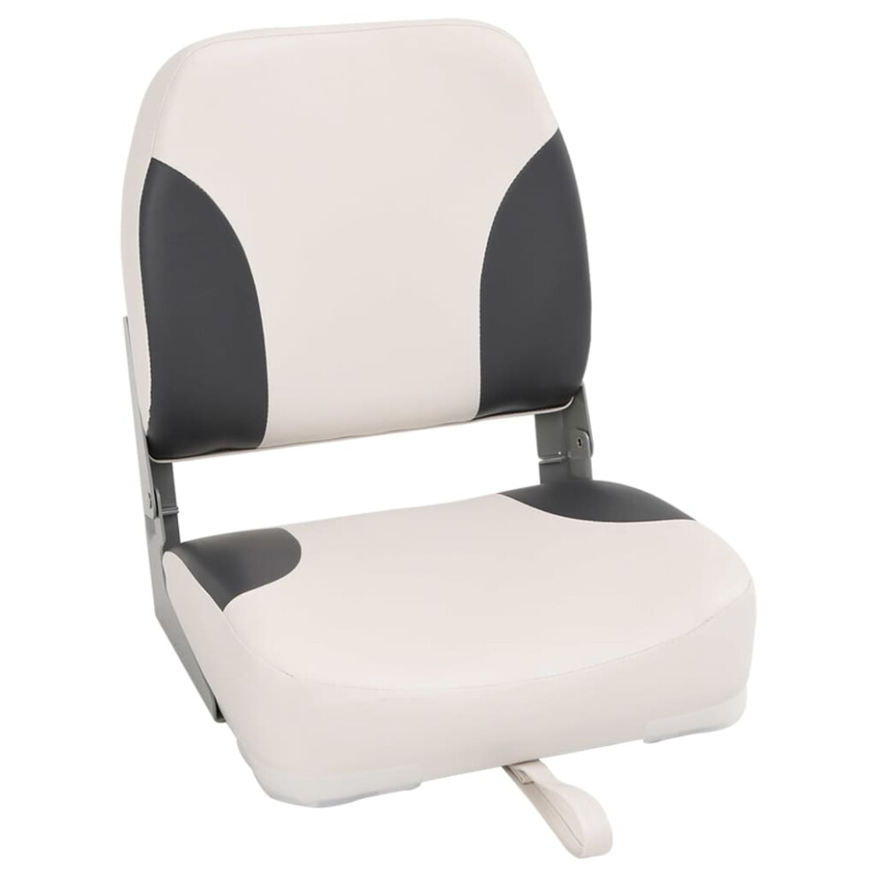 vidaXL Boat Seat with Fixing Strap Foldable Canoe Seat Adjustable Kayak Seat