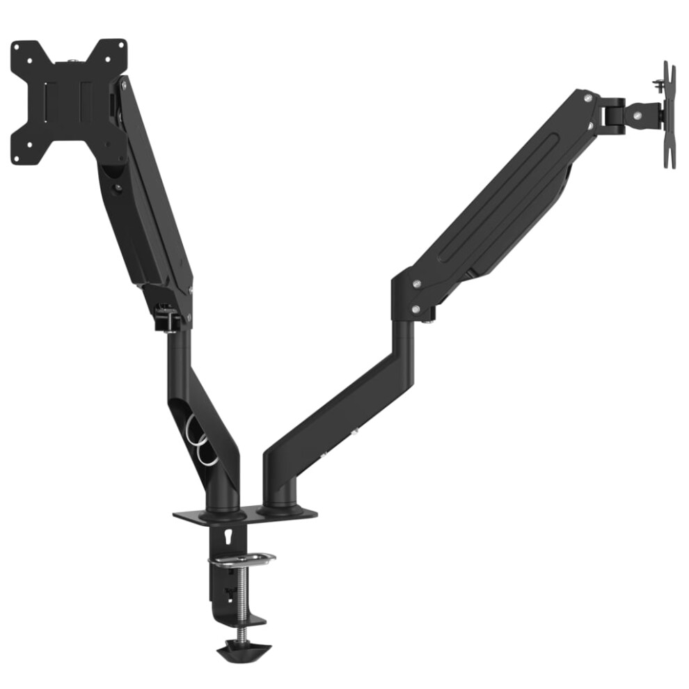 vidaXL Dual Monitor Arm for Max 27 Inch Screen VESA Dual Monitor Stand 20 kg