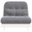 VidaXL vidaXL Futon Sofa Bed with Mattress Floor Bed Couch White Solid Wood Pine 5