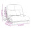 VidaXL vidaXL Futon Sofa Bed with Mattress Floor Bed Couch White Solid Wood Pine 11