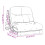 VidaXL vidaXL Futon Sofa Bed with Mattress Floor Bed Couch White Solid Wood Pine 11