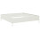 VidaXL vidaXL Hochbeet Weiß 100x100x26 cm Stahl 1