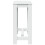 VidaXL vidaXL Bar Table Kitchen Counter Table Bistro Table White Engineered Wood 5