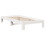 VidaXL vidaXL Bed Frame without Mattress Bed Base White 100x200 cm Solid Wood Pine 3