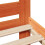 VidaXL vidaXL Bed Frame without Mattress Bed Wax Brown Super King Solid Wood Pine 7