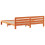 VidaXL vidaXL Bed Frame without Mattress Bed Wax Brown Super King Solid Wood Pine 6