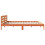 VidaXL vidaXL Bed Frame without Mattress Bed Wax Brown Super King Solid Wood Pine 5