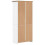 VidaXL vidaXL Bookcase Bookshelf Sideboard Cabinet BODO Brown Solid Wood Pine 5-Tier 5