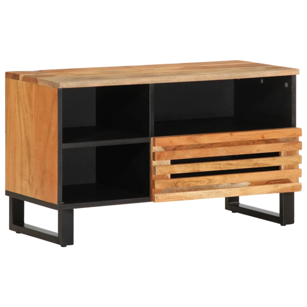 Vidaxl Tv Cabinet Tv Stand Entertainment Centre Tv Unit Solid Wood Acacia