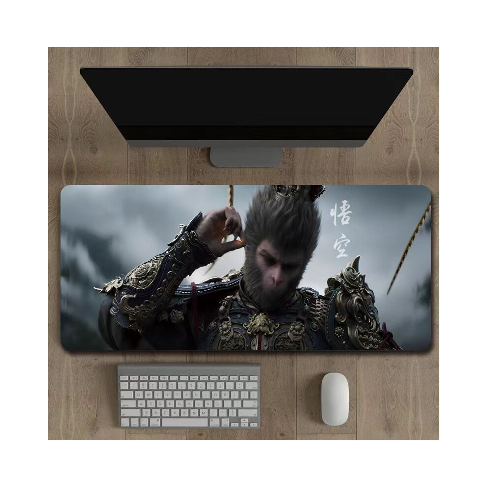(Style E) Black Myth Wukong Computer Keyboard Mouse Pad Non Slip Gaming Esports Mat Gift