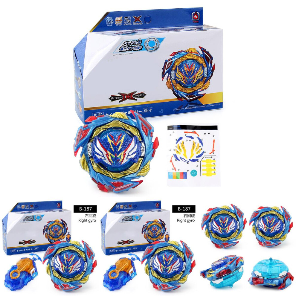 Exclusive Fire Series Db Generation Limited Edition B187 Beyblade Toy Set With B184 Dual Action Launcher