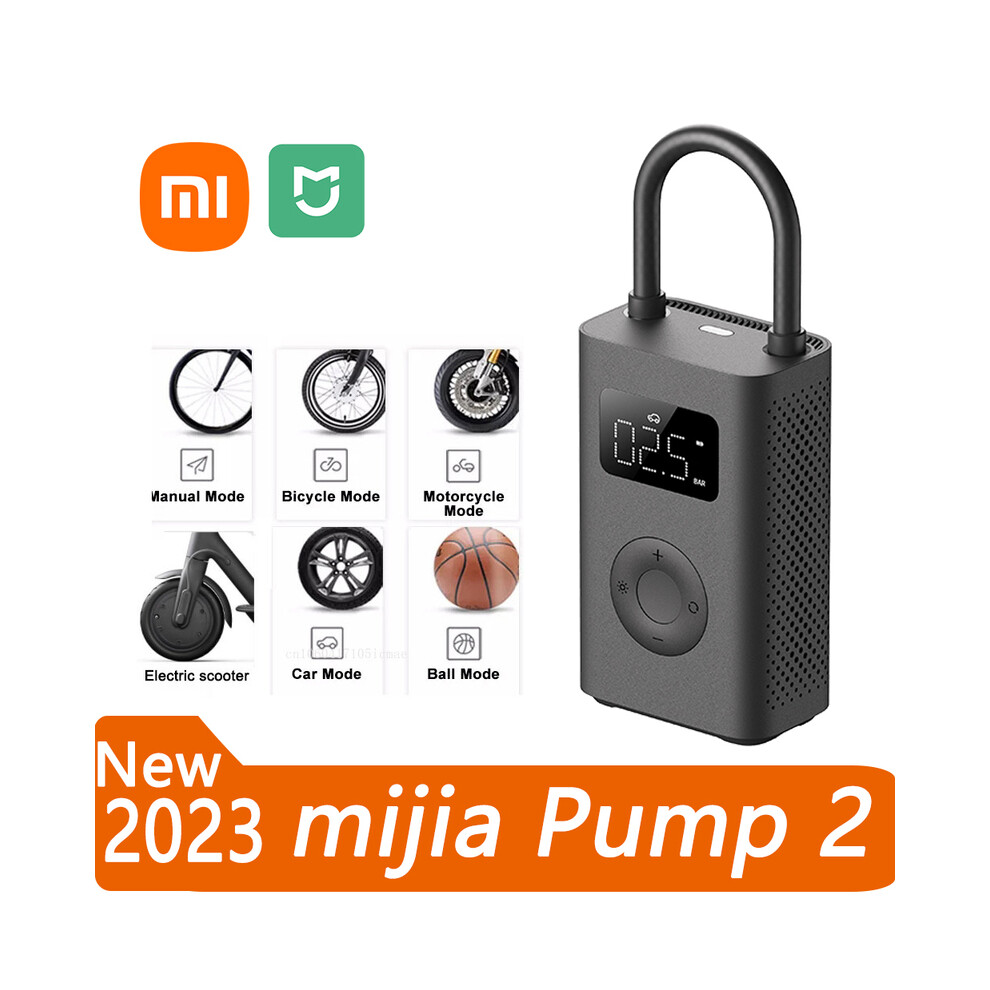 2023 Xiaomi Mijia Electric Air Compressor 2 Led Type-C Inflator Multitool 9311833372563