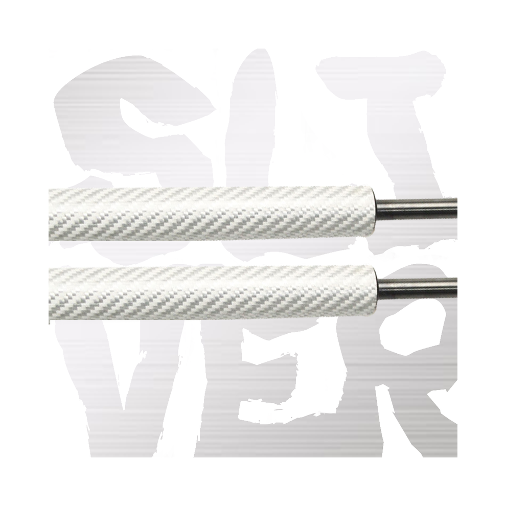 (Silver carbon fiber) 2x Tailgate Lift Supports Shock Gas Struts for Toyota Previa 1991-1997 With Rear Wiper 618MM-image-OPC-PFBR5QK-NEW