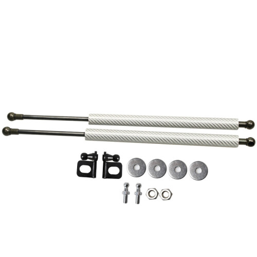 (silver carbon fiber) for 1999-2007 Toyota MR-S MR2 Spyder W30 1ZZ-FE (Front Luggage) Modify Gas Struts Lift Support Gas Shock  Absorber Damper
