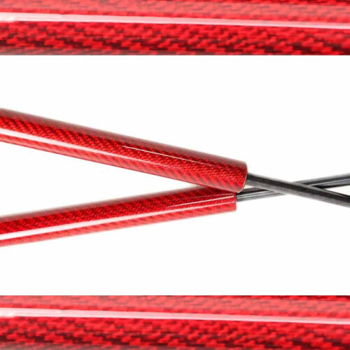 (red carbon fiber) For Honda Civic Type R EK9 1997-2000 Front Hood Bonnet Dampers Modify Gas Struts Shock Absorber Fiber Lift Support Props