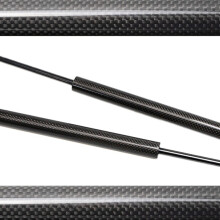 (Black Carbon Fiber) For Hyundai i20N 2020 2021 2022 2023 2024 Front Hood Bonnet Modify Refit Gas Spring Fiber Lift Supports Struts Rod Shocks