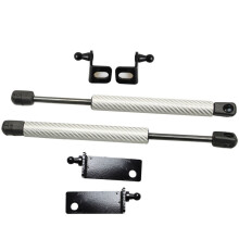 (silver carbon fiber) Hood Dampers for Ford Focus MK4 2018-2024 Front Bonnet Modify Gas Struts Lift Support Rods Fiber Spring Shock Absorber