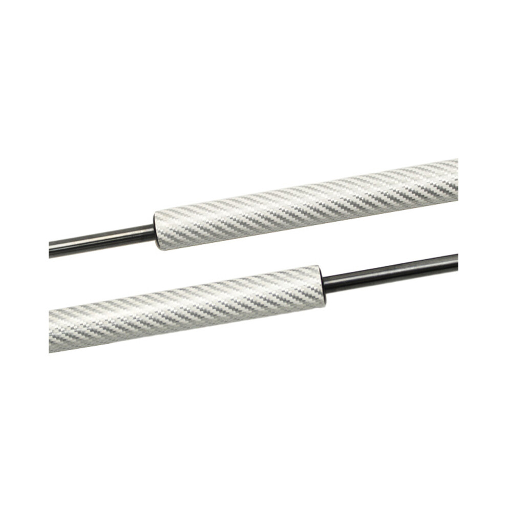 (Carbon Fiber ) Hood Struts For Fiat 500 2007-2020 Absorber Front Bonnet Modify Shock Dampers Spring Lift Supports Fiber Accessories Prop Silver 8704304396754