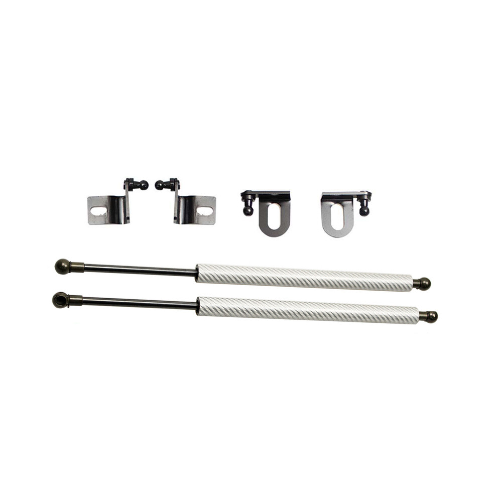 ( Carbon Fiber) Hood Dampers For Toyota Prius Xw30 2009-2015 Front Engine Bonnet Modify Gas Struts Lift Support Fiber Shocks Piston Rods Silver 8704304408983