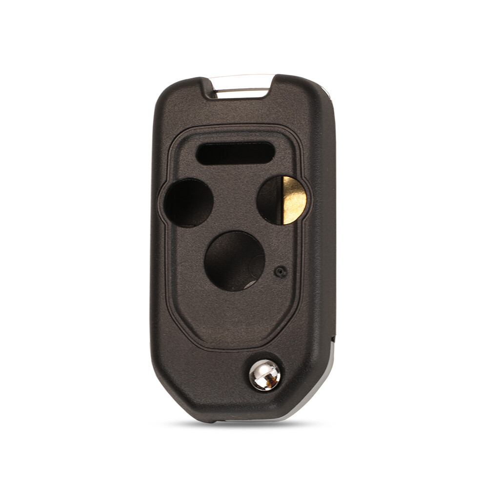 (4Bnt Without Pad) 2/3/4Btn Modified Filp Remote Key Shell Fob Case For Honda Fit Crv Civic Insight Ridgeline Hrv Jazz Accord 2003-2013 8704304409775