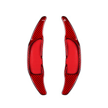 (Red Carbon) Fiber Steering Wheel Paddle Shift For Mercedes Benz AMG A35 A45S CLA45 C43 E53 G63 GLC63 GLE63 SL63 GT
