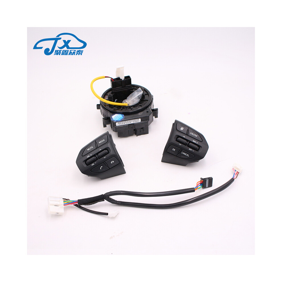 (Orange) For Kia Picanto (Morning) 2017 Steering Wheel Button Switch Fixed Speed Cruise Button Multimedia Control Switch Assembly Cable Orange 8704304414182