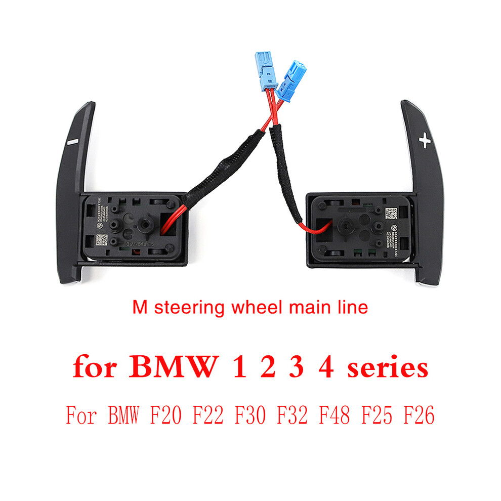 (F30 A paddle) Car Steering Wheel Cover Kit Upgrade For Bmw F30 F10 F20 F48 F25 F32 Remote Cruise Control Speed Button Switch Shift Gear Paddle-image-OPC-PFBR85D-NEW