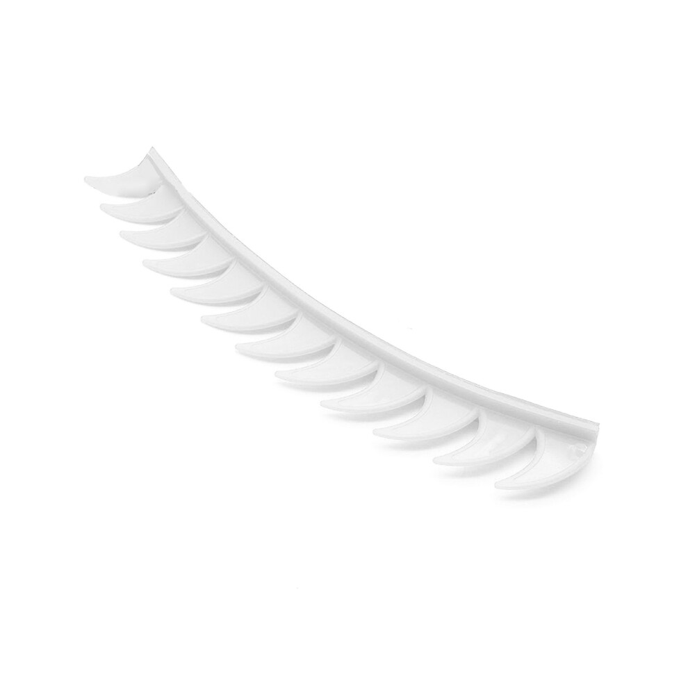 (White) Motorcycle Helmet Sticker Dirt Reflective Rubber Bikers Motocross Mohawks Spikes White 8704304416292