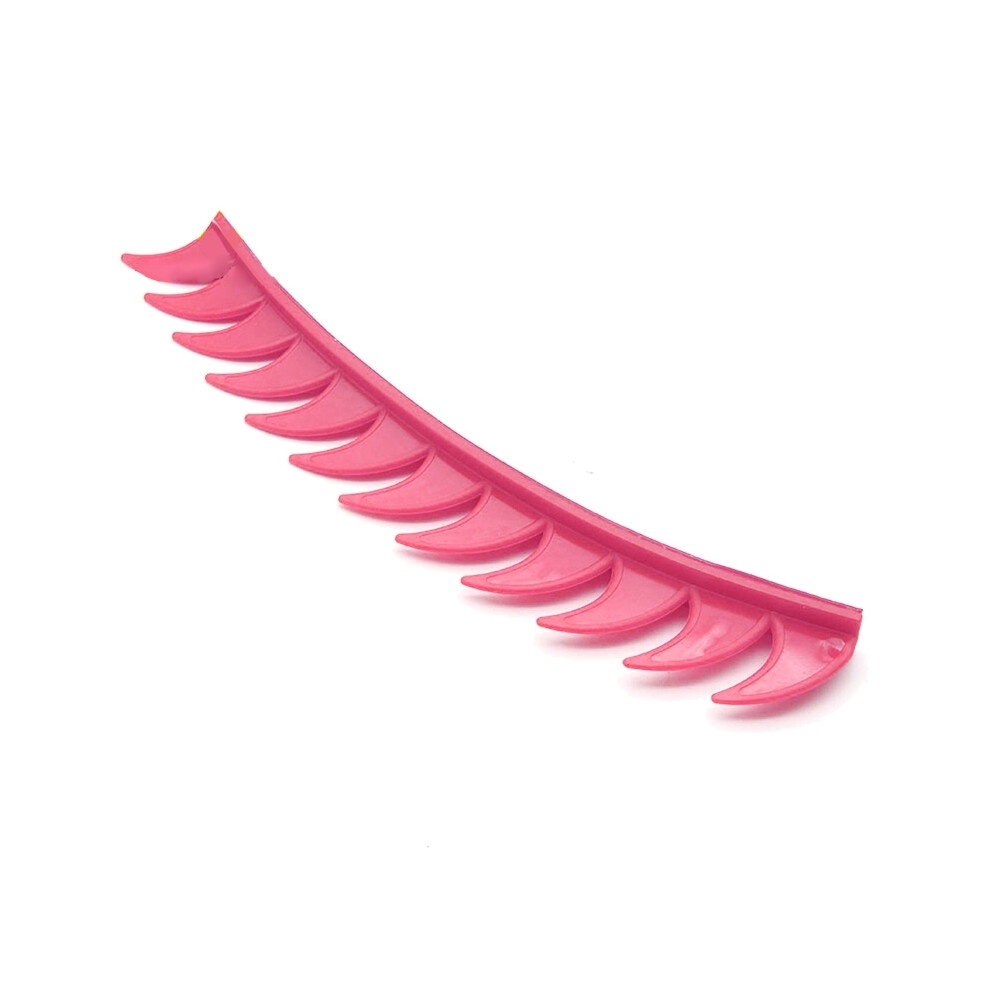 (Pink) Motorcycle Helmet Sticker Dirt Reflective Rubber Bikers Motocross Mohawks Spikes Pink 8704304416322