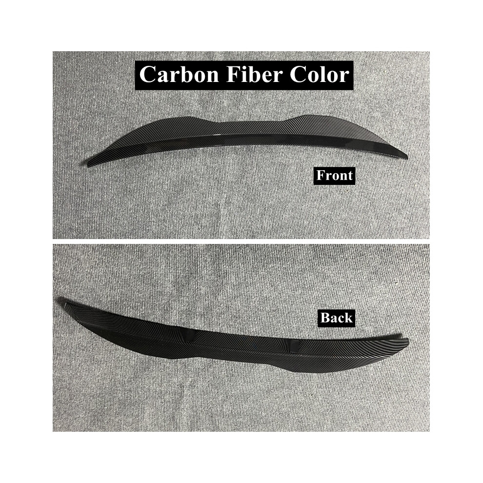 (Carbon Fiber Color S) Mini Spoiler Extension Fiat 500 Abarth Mk1 2008-2012 Rear Wing Spoiler For Fiat 500 Abarth Mk1 Facelift 2016- Car Accessories 8704304416742