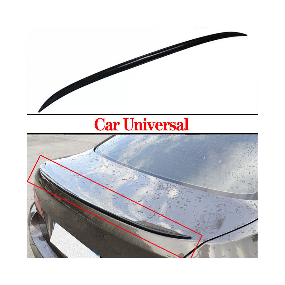 (1.5M ) 1.2/1.28M Universal Roof Spoiler Car-Styling Fiber Spoilers Tail Spoiler Diy Refit Spoiler Suitable By All Type Of Car Black 8704304416780