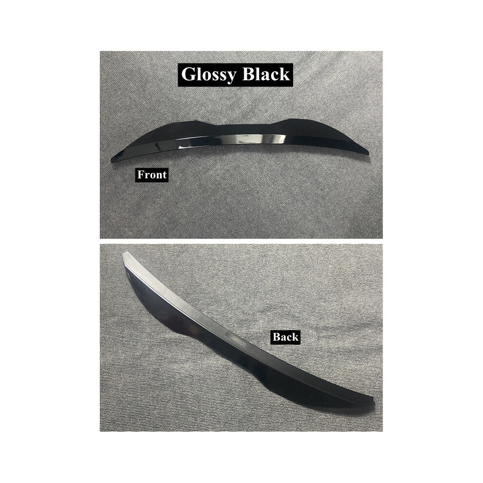 (Glossy S) Mini Spoiler Extension Fiat 500 Abarth Mk1 2008-2012 Rear Wing Spoiler For Fiat 500 Abarth Mk1 Facelift 2016- Car Accessories Black 8704304416728