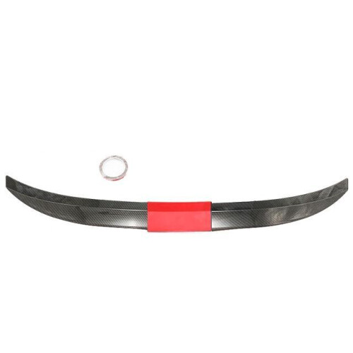 (Carbon fiber-red) Car Spoiler 3-section Adjustable Universal Rear ...