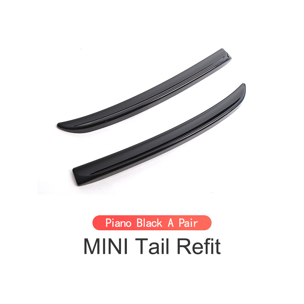 () Rear Spoiler Extension Lip Fins For Mini Cooper F56 F55 2014+ S /Jcw Spoiler Fiber Color Auto Part Styling Black/Red 8704304417657