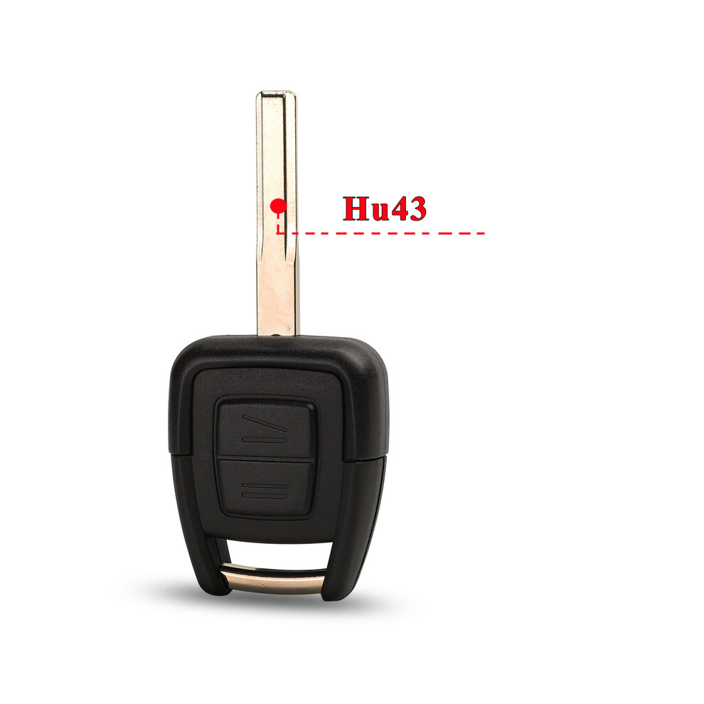 (Hu43) Remote Car Key Shell For Opel Vauxhall Vectra Zafira Omega Astra H J Insignia G B C Mokka Fob Hu43 Hu46 Ym28 Hu100 Black 8704304418432