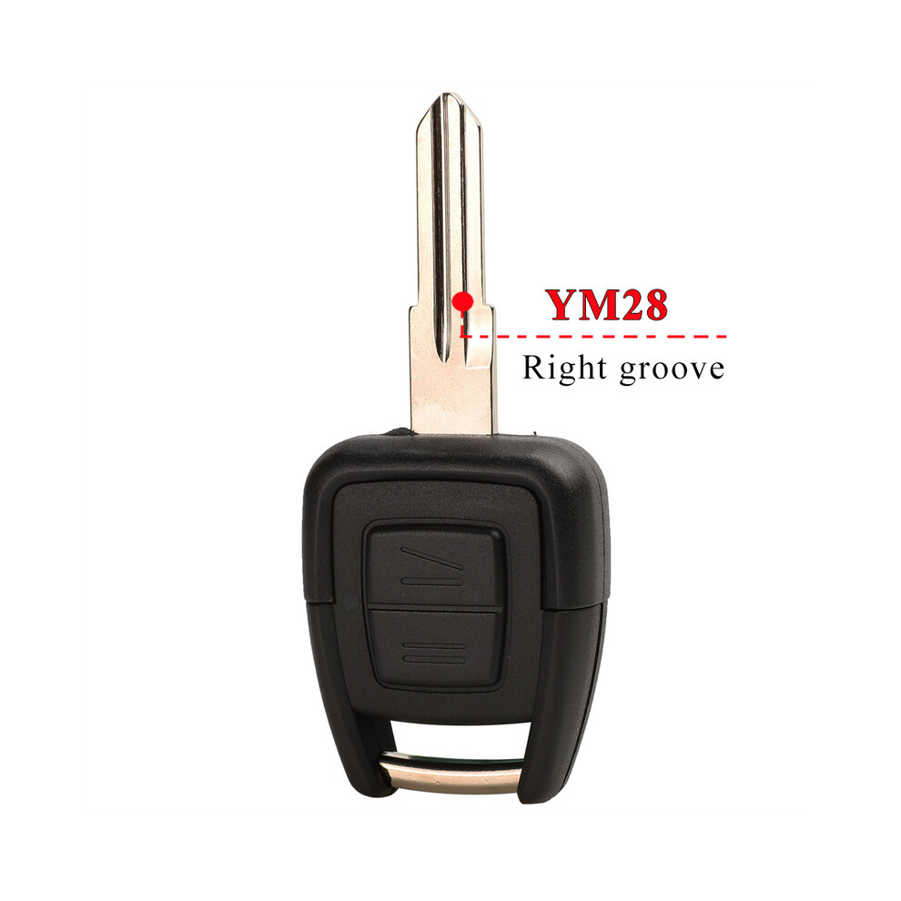 (Ym28) Remote Car Key Shell For Opel Vauxhall Vectra Zafira Omega Astra H J Insignia G B C Mokka Fob Hu43 Hu46 Ym28 Hu100 Black 8704304418449