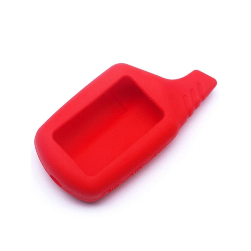 (Red) Remote For Starline For B9/B6/A61/A91 Key Chain Silicone Case Battery Cover Key Cover Lcd Body Cover Case Red 8704304418722