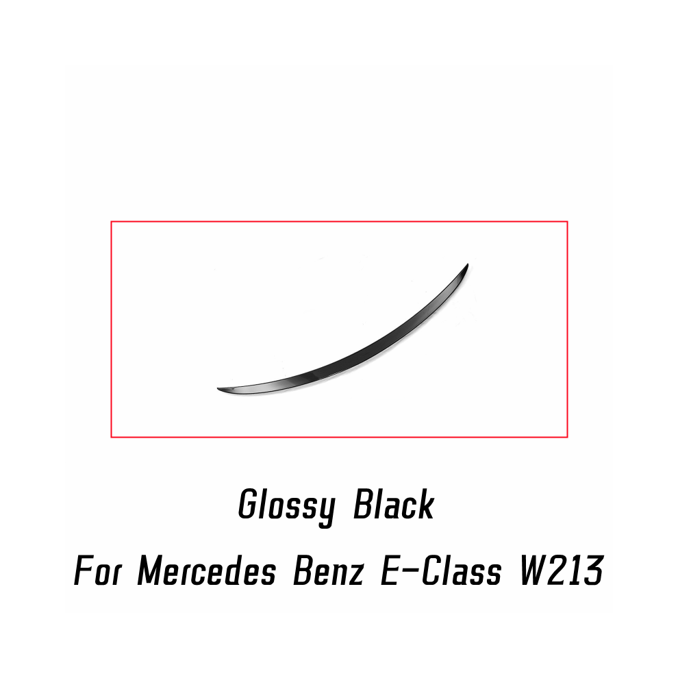 (Glossy ) Rear Trunk Lid Boot Ducktail Amg Style Spoiler Wings For 2016-2022 Mercedes Benz E-Class W213 E200 E260 E300 4 Door Sedan Tuning Black 8704304422453