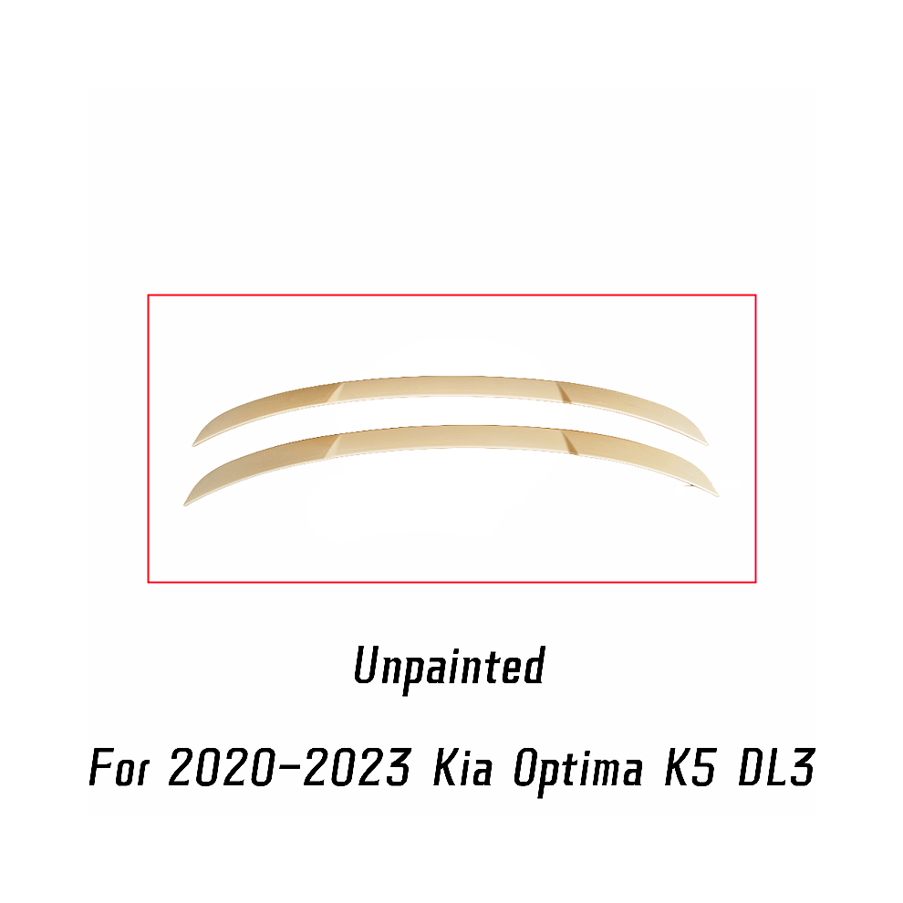 (Unpainted) For Kia Optima K5 Dl3 2020 2021 2022 2023 Rear Window Roof Spoiler Wings Abs Plastic Tuning Car Tyling Accessories Black 8704304422842