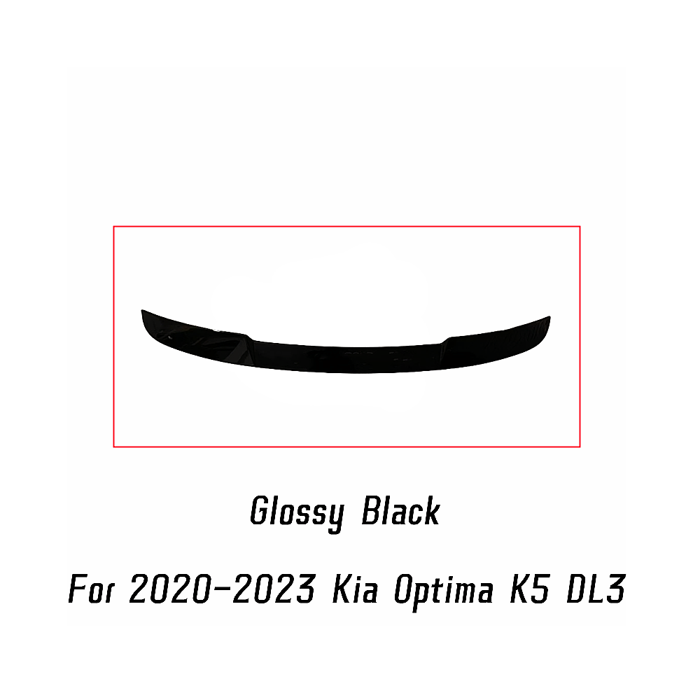 (Glossy ) For Kia Optima K5 Dl3 2020 2021 2022 2023 Rear Window Roof Spoiler Wings Abs Plastic Tuning Car Tyling Accessories Black 8704304422835