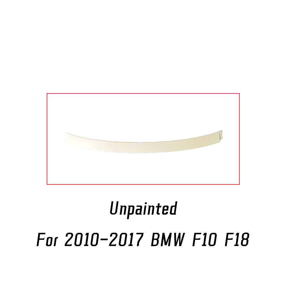(Unpainted) For 2010-2017 Bmw 5 Series F10 F18 520I 528I 535I 530I 525I Rear Window Roof Spoiler Wings Car Tuning Accessories Black 8704304422804