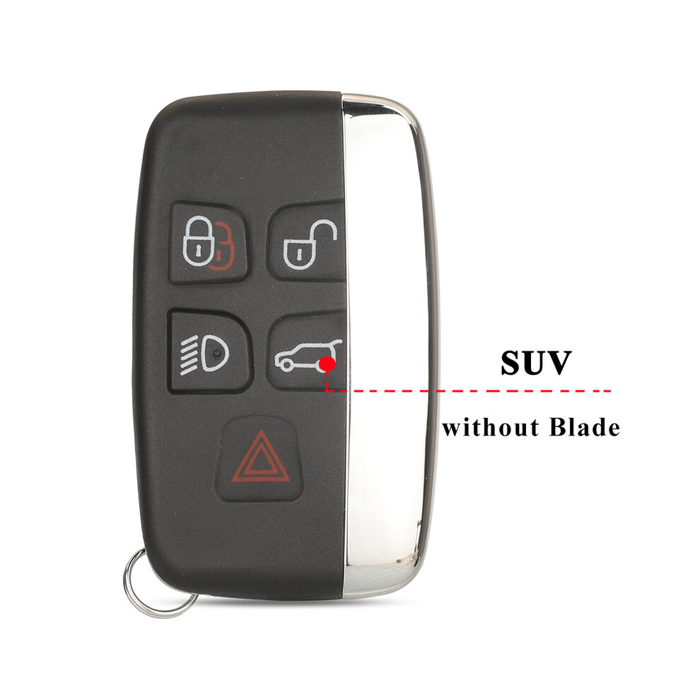 (Suv Without Blade) Smart Car Key Shell For Land Rover Discovery 4 Range Rover Sport Evoque Vogue Lr2 Lr4 For Jaguar Freelander Xfl Xe Xj Black 8704304423146