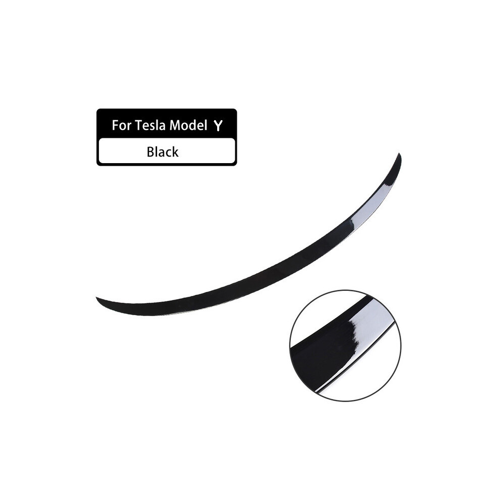 (Y Bright ) 2017-2023 For Tesla Model Y Model 3 Rear Spoiler Wings Abs Rear Trunk Spoiler Lip Tail Wing Rear Trunk Lid Car Styling Kits Black 8704304423078