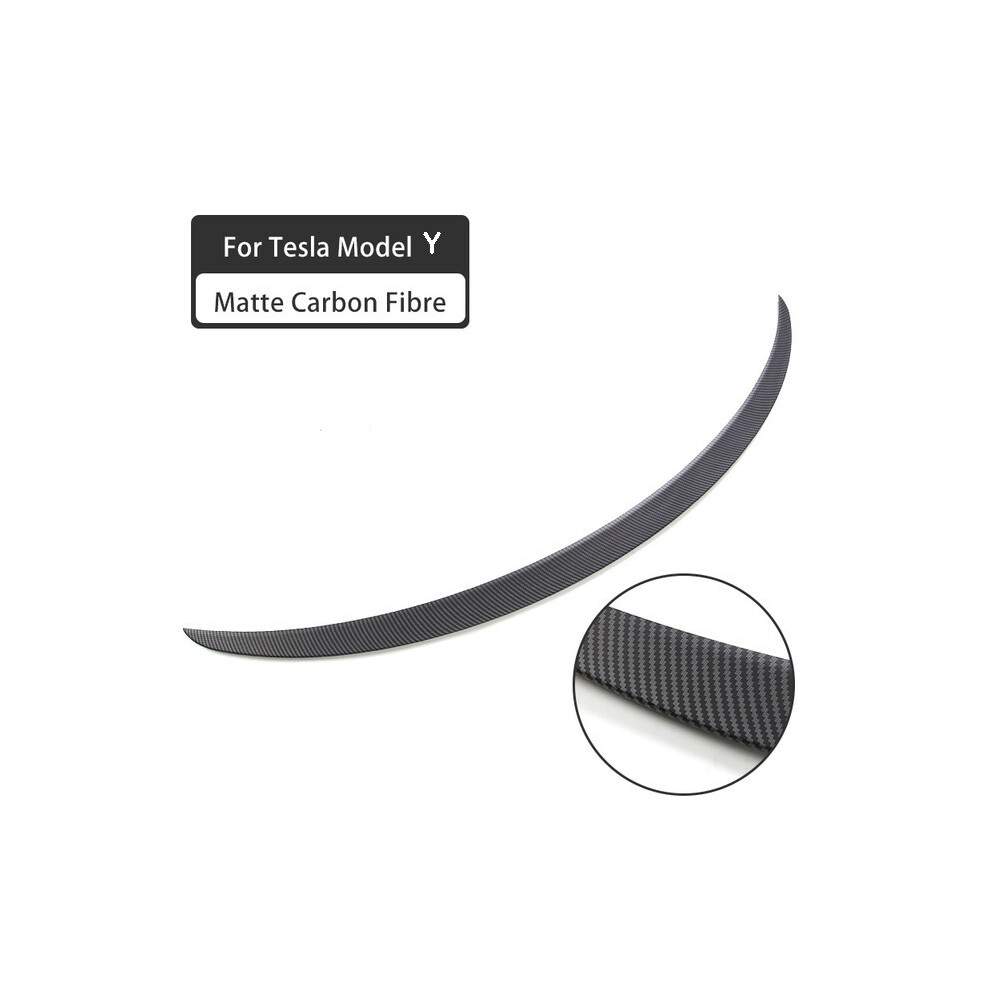 (Y Matte Carbon) 2017-2023 For Tesla Model Y Model 3 Rear Spoiler Wings Abs Rear Trunk Spoiler Lip Tail Wing Rear Trunk Lid Car Styling Kits 8704304423085