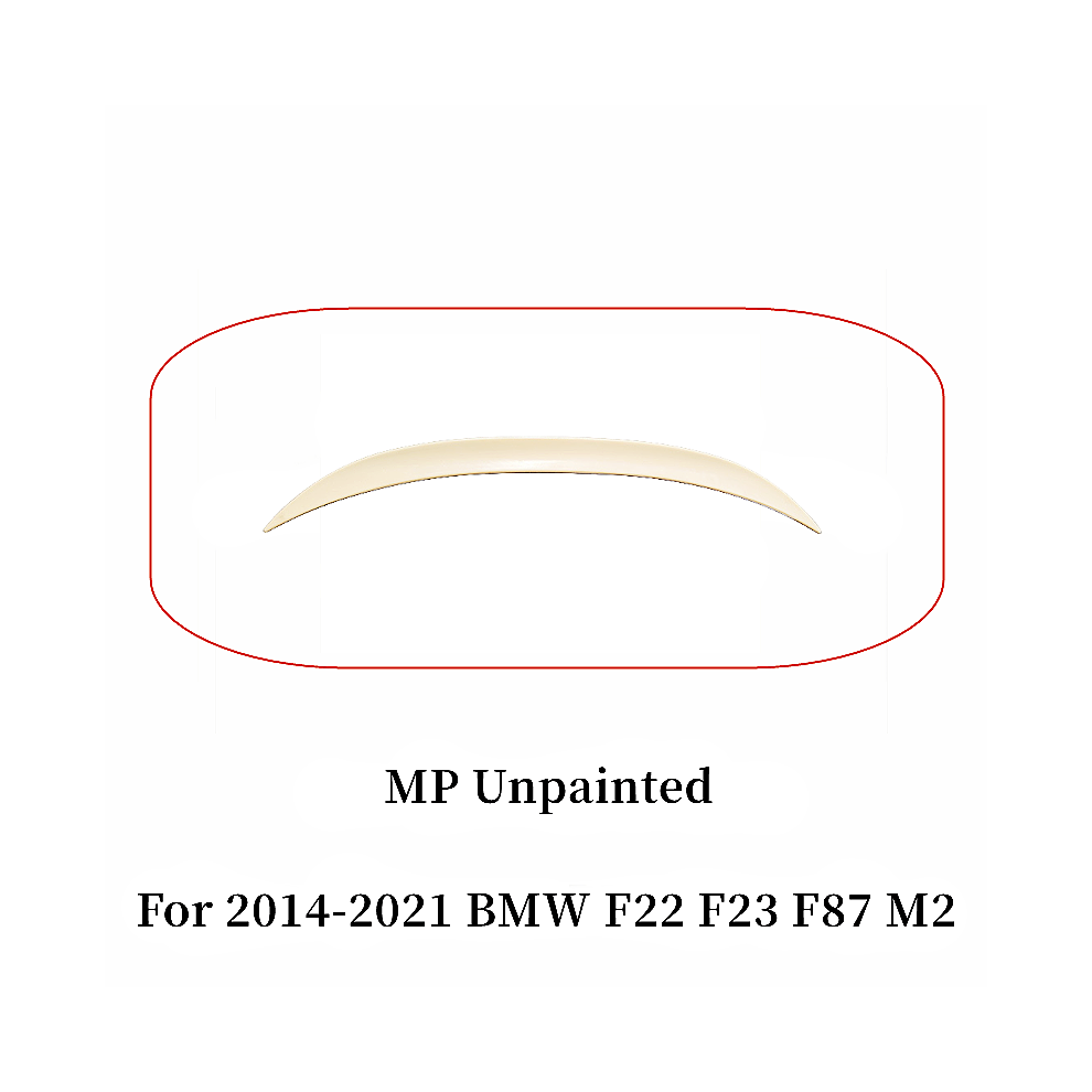 (Mp Unpainted) For Bmw 2 Series F22 F23 F87 M2 M235i M240i 218I 220I 228I M4 Mp Psm Style Rear Trunk Lid Car Spoiler Wings Tuning Accessories 8704304423627